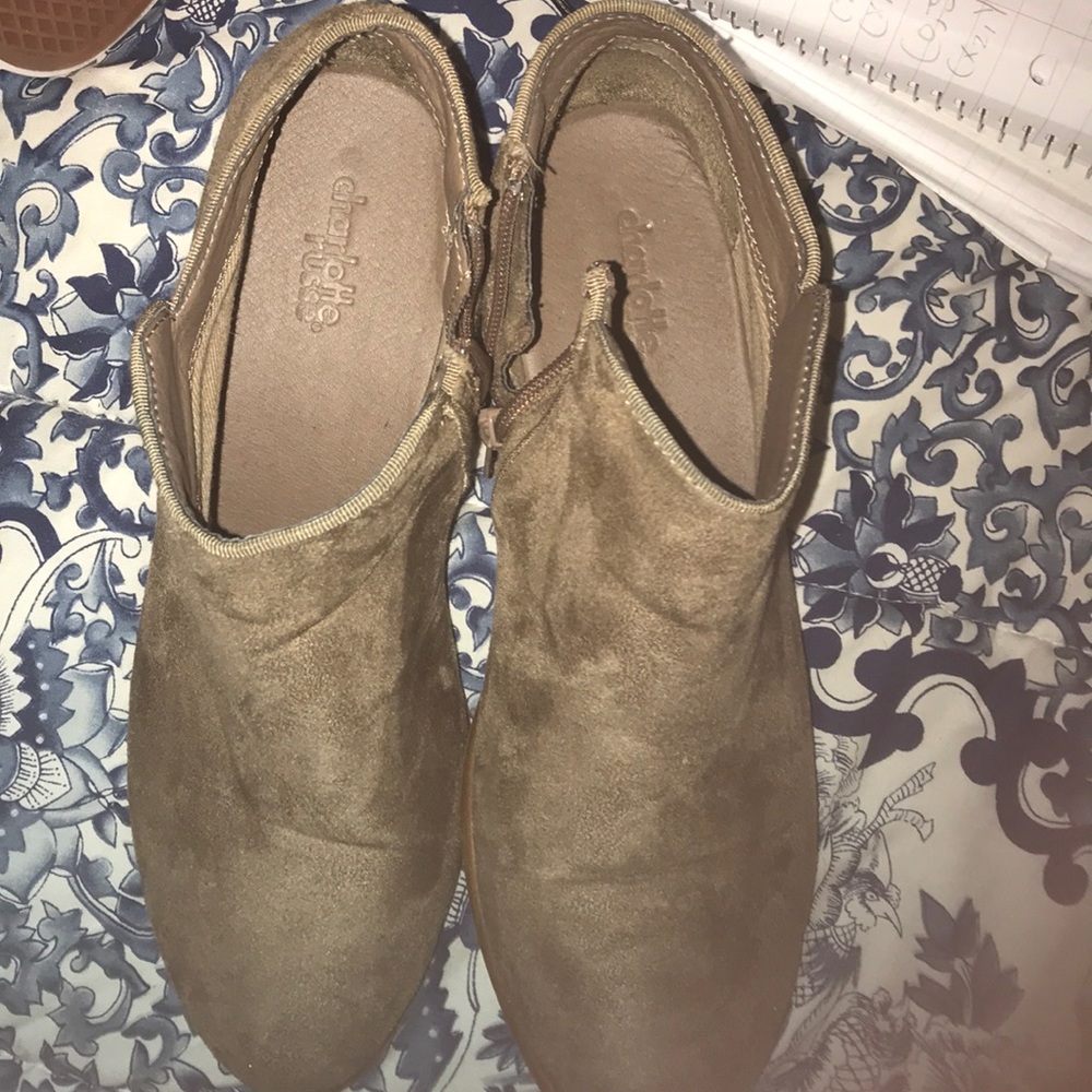Charlotte Russe heel ankle booties